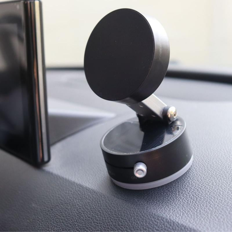 Magnetic Phone Holder Stand, Adjustable & Foldable, Strong Suction Cup, Vacuum Adsorption, Portable Multifunctional Mobile Phone Stand for Ca