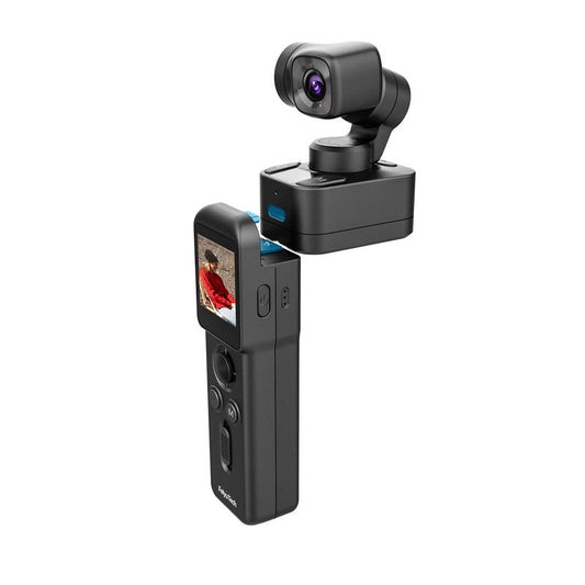 Pocket 3 Gimbal Camera,4K 60FPS Camera with Handheld 3-Axis Stabilizer,Wireless Remote Control Action Camera, AI Tracking, Detachable Handle, Magnet Base Gift Indoor Mini Camara